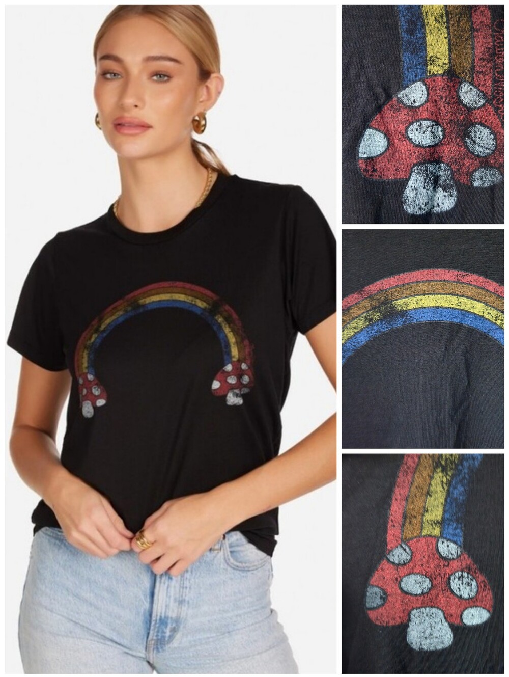 Lauren Moshi Mushroom Butterfly tee
